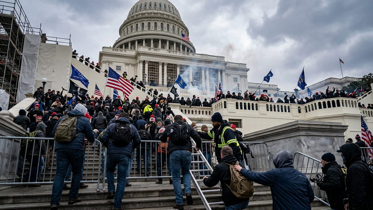 Illustrative photograph for the story: Crowd Storms the United States Capitol