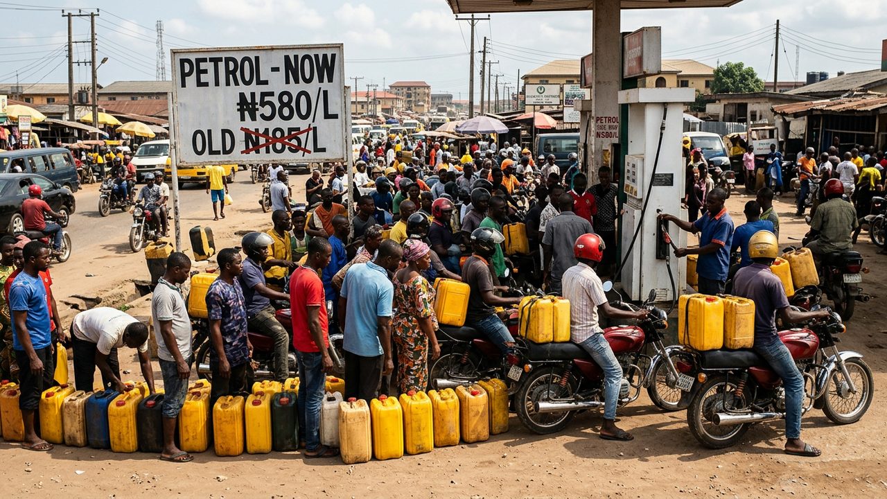 Illustrative photograph for the story: Nigeria Removes Its Petrol Subsidy