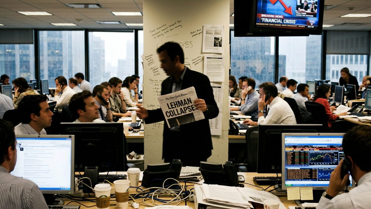 Illustrative photograph for the story: Lehman Brothers Collapses, Triggering Global Financial Panic