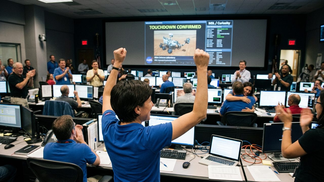Illustrative photograph for the story: NASA's Curiosity Rover Lands Safely on Mars