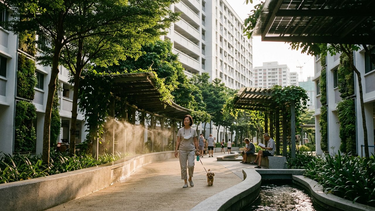 Illustrative photograph for the story: Feature: Asian Cities Are Redesigning Around Heat
