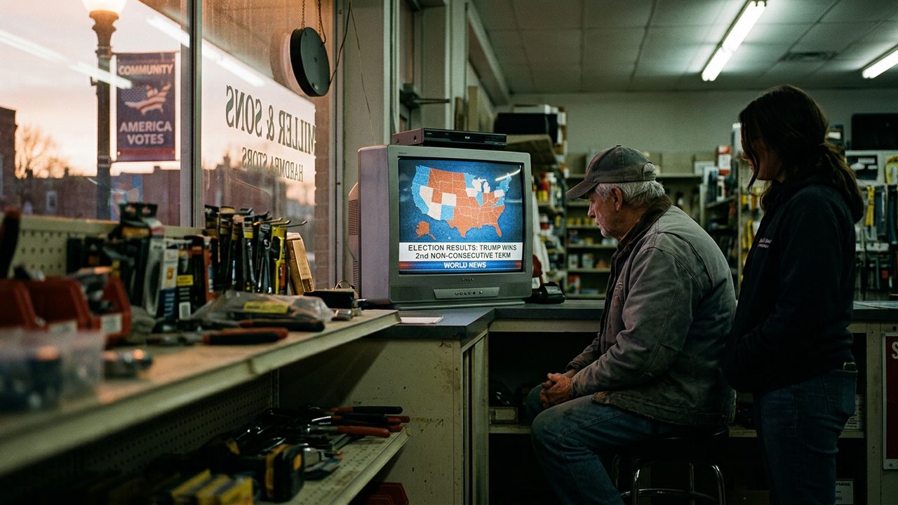Illustrative photograph for the story: Donald Trump Wins a Second, Non-Consecutive Term