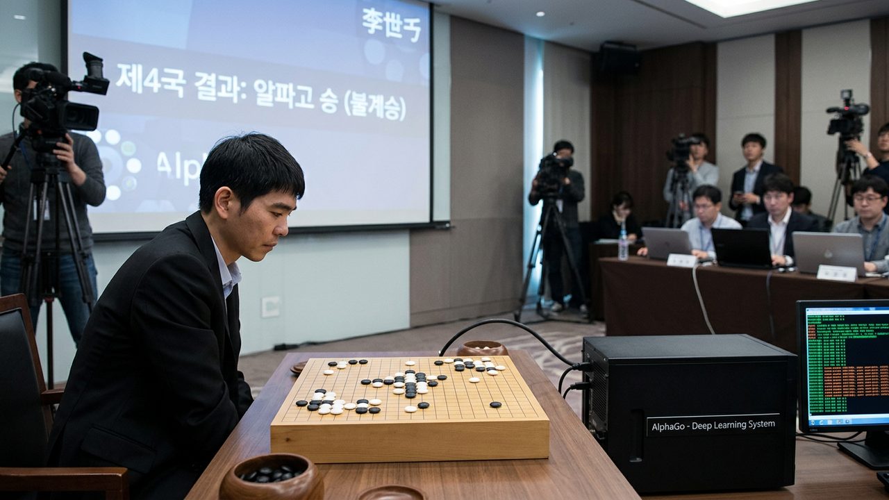 Illustrative photograph for the story: AlphaGo Defeats Go Champion Lee Sedol
