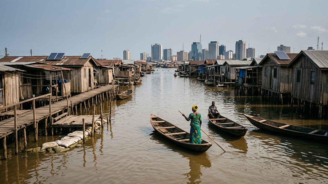 Illustrative photograph for the story: Lagos and the Rising Water: A City Planning Against the Sea