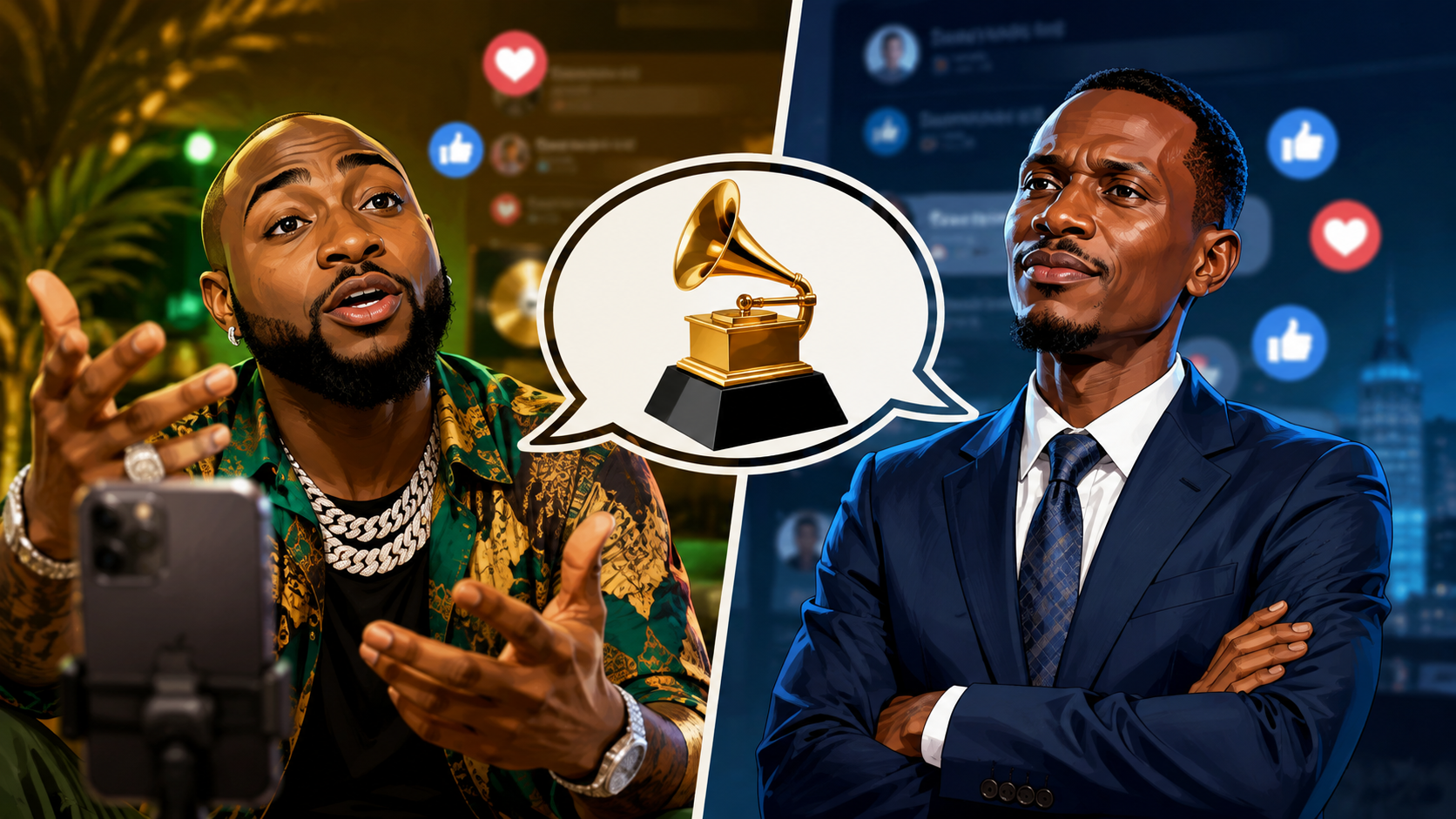 Illustrative photograph for the story: Davido and Bashir Ahmad's Online Clash Has a Lesson for Anyone Building a Personal Brand.