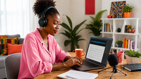 Illustrative photograph for the story: How to Make Money Online With Transcription, No Followers Required.
