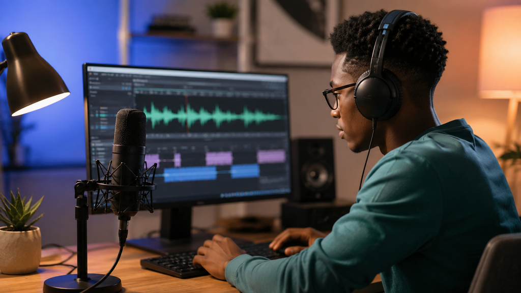 Illustrative photograph for the story: Everyone's Chasing Content Creation, but Podcast Editing Might Be the Smarter Beginner Skill.
