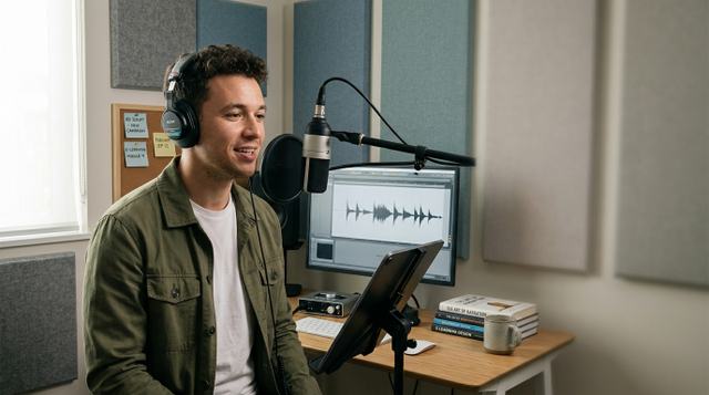 Illustrative photograph for the story: You Don't Need a "Radio Voice" to Get Paid for Voiceover Work.