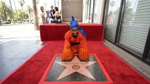 Illustrative photograph for the story: Angélique Kidjo's Hollywood Walk of Fame Star Is New. Her Legacy Took Decades to Build.