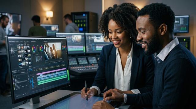 Illustrative photograph for the story: Netflix Is Embracing AI in Filmmaking. The Debate Goes Beyond Automation.