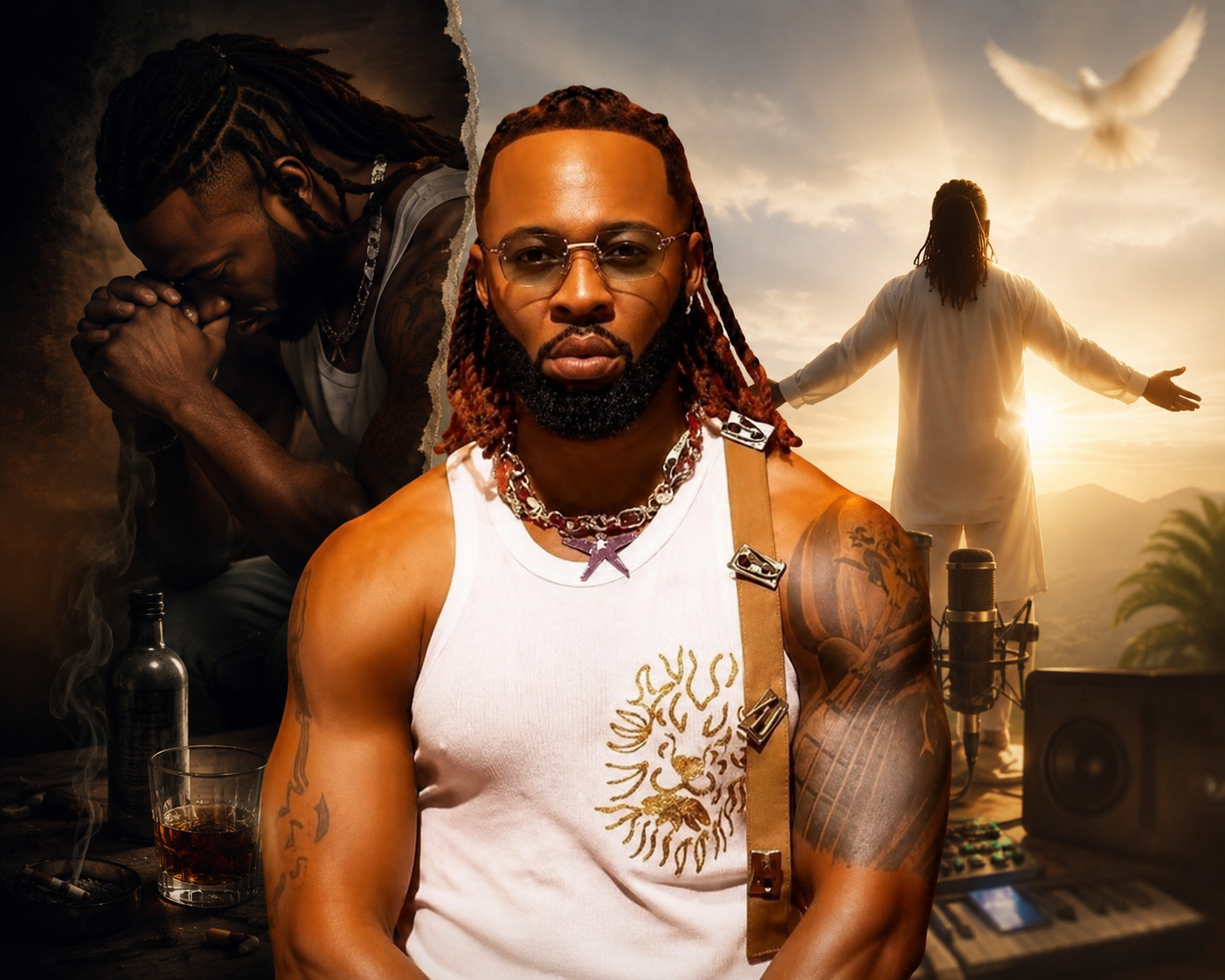 Illustrative photograph for the story: Flavour Opens Up About His Secret Addiction and the Spiritual Journey That Changed His Life — Why His Story Made Me Believe It's Never Too Late to Rewrite Your Future