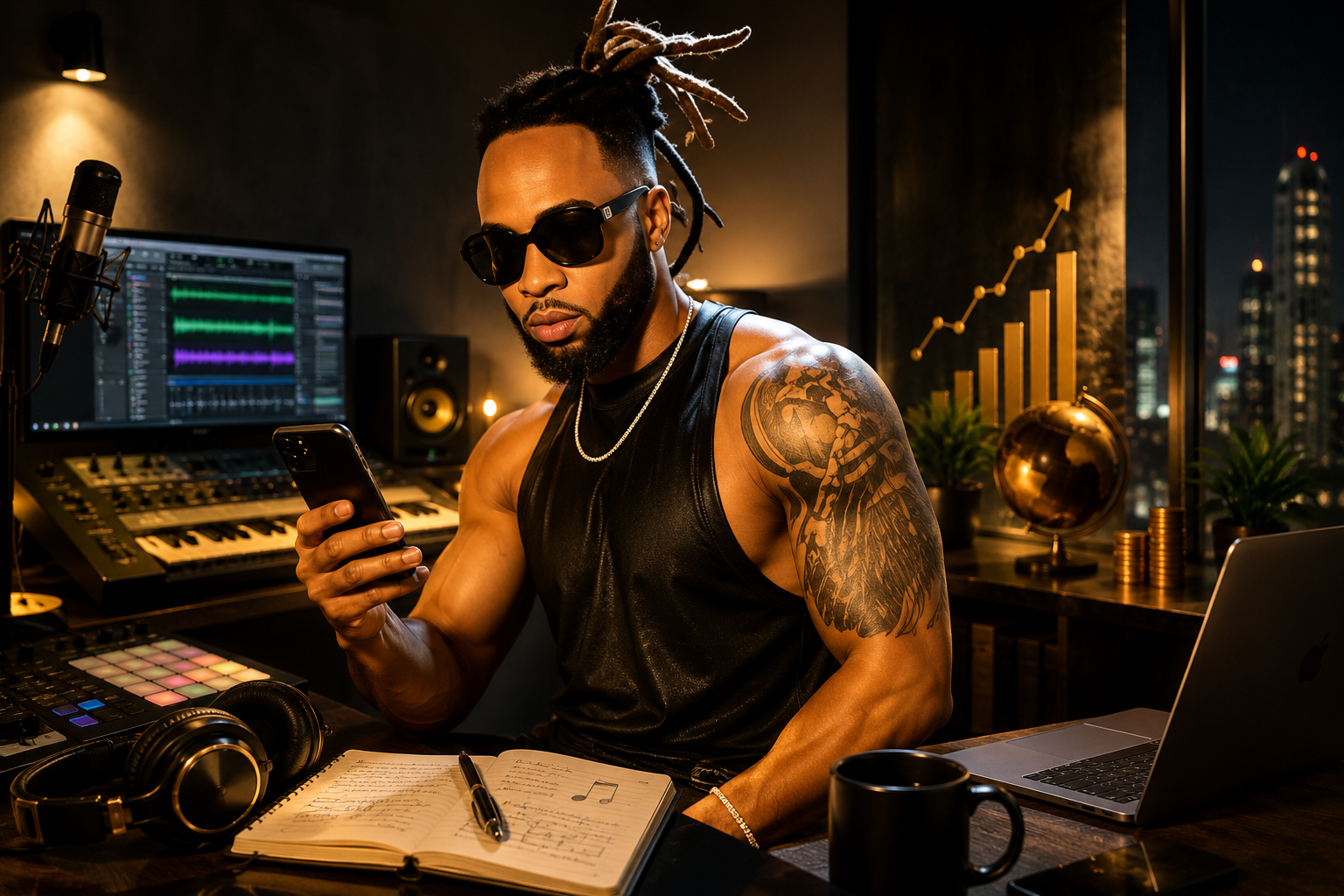 Illustrative photograph for the story: Flavour's Life Transformation Inspired Me to Start Building Multiple Online Income Streams Instead of Waiting for the Perfect Time