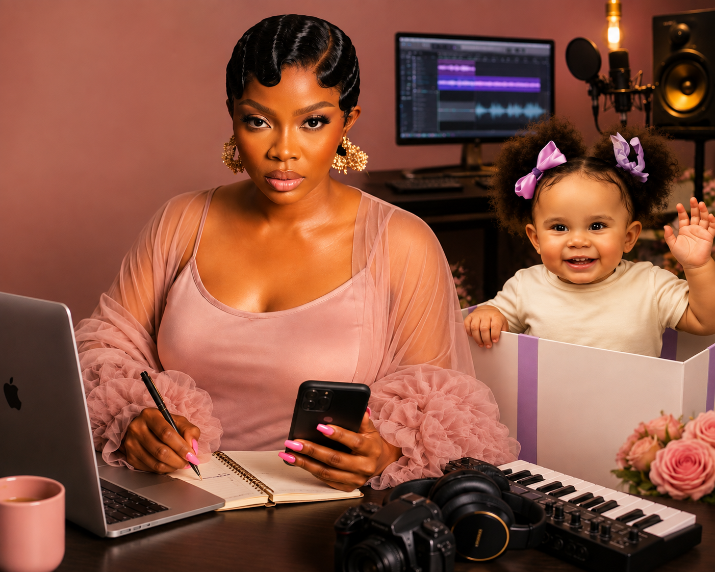 Illustrative photograph for the story: What Toke Makinwa's Privacy Decision Taught Me About Building a Personal Brand That Makes Money Online