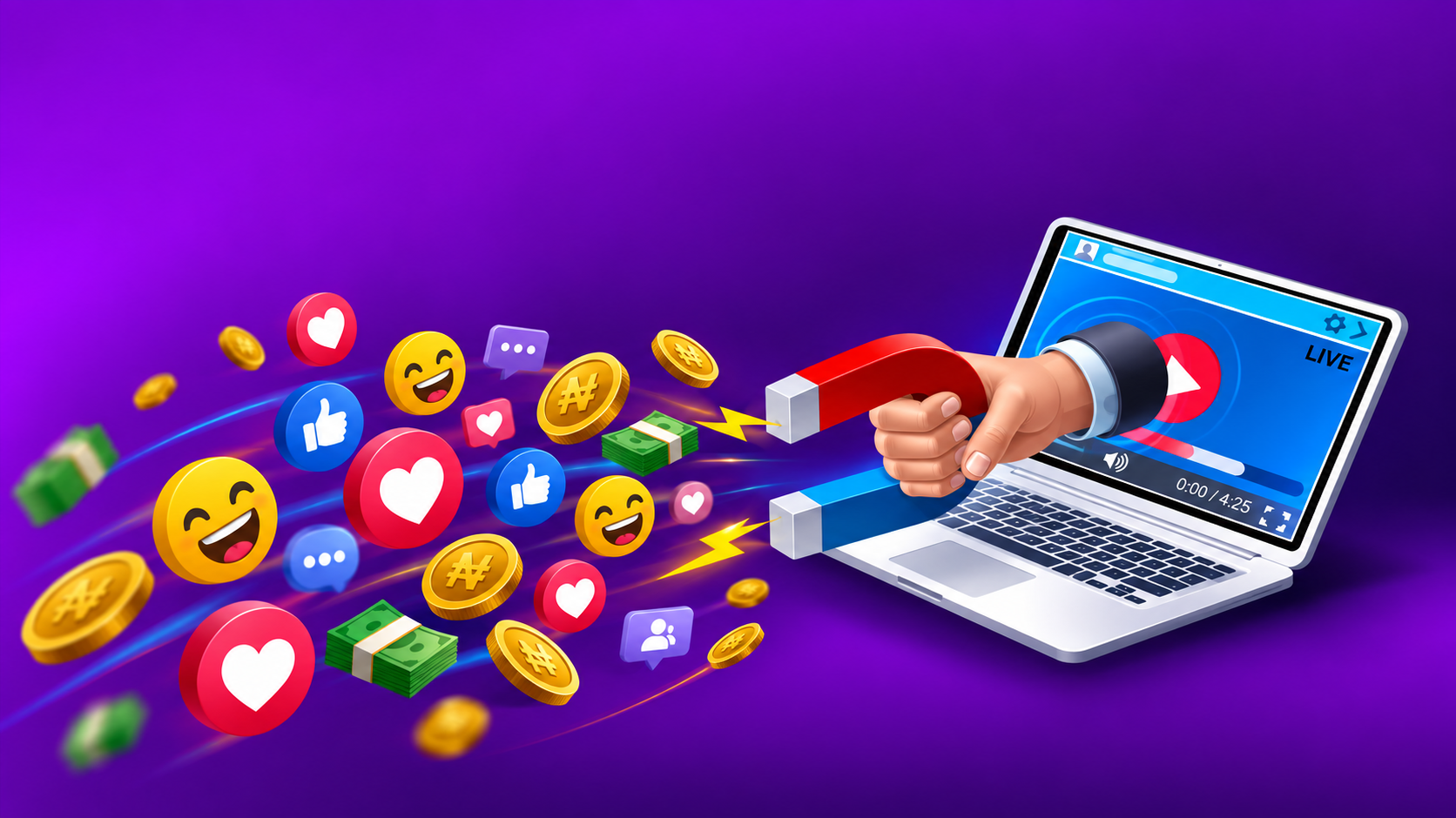 Illustrative photograph for the story: How to Turn Social Media Attention Into Income: What the 2Baba and Natasha Saga Can Teach Us About Making Money Online