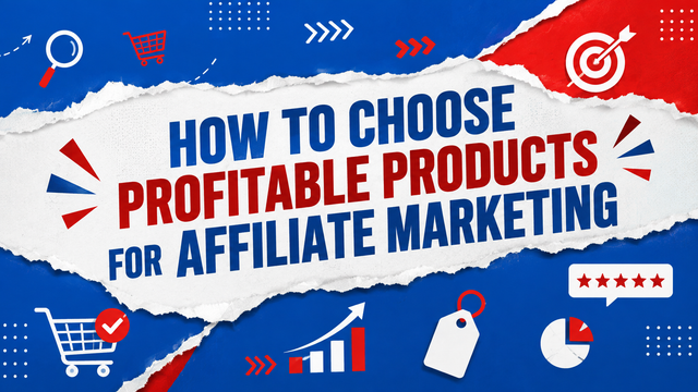 Illustrative photograph for the story: How to Choose Profitable Products for Affiliate Marketing