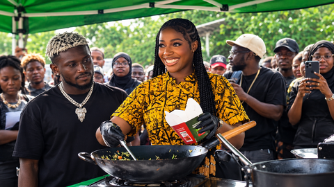 Illustrative photograph for the story: Hilda Baci Threatens Legal Action Against Seyi Vibez — What Happened Between the Celebrity Chef and Singer?