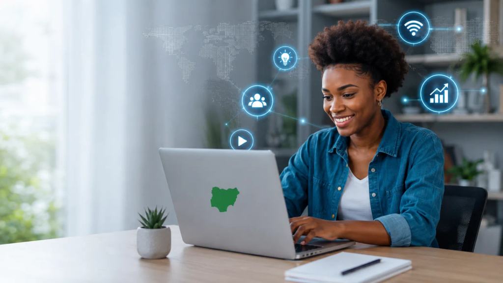 Illustrative photograph for the story: Nigeria’s Digital Economy: How Technology Is Creating New Opportunities for Entrepreneurs and Young Nigerians
