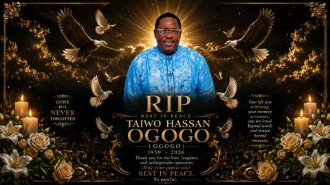 Illustrative photograph for the story: Taiwo Hassan “Ogogo” Laid to Rest as Tinubu, Abiodun and Nollywood Stars Pay Tribute