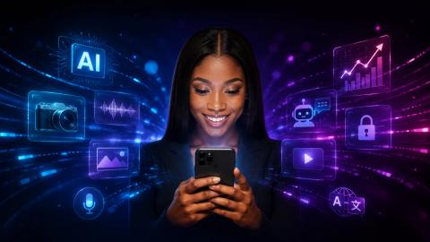 Illustrative photograph for the story: AI Smartphones Explained: How Artificial Intelligence Is Changing Mobile Phones