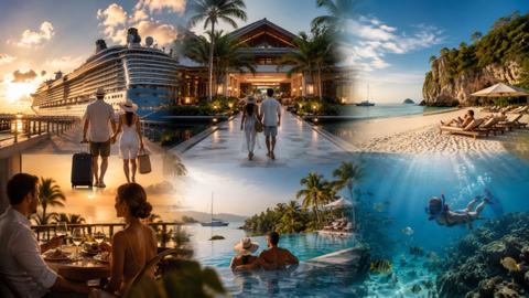 Illustrative photograph for the story: Royal Caribbean Is Spending $3 Billion on Sandals. The Bigger Story Is Where Travel Business Is Going