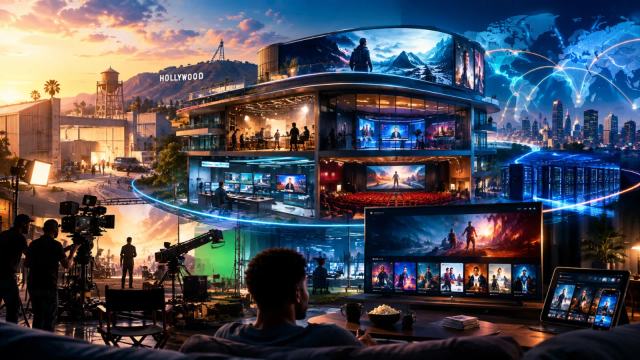 Illustrative photograph for the story: Paramount’s $110 Billion Warner Bros Deal Is Reshaping Entertainment. The Business Lesson Is Bigger Than Hollywood