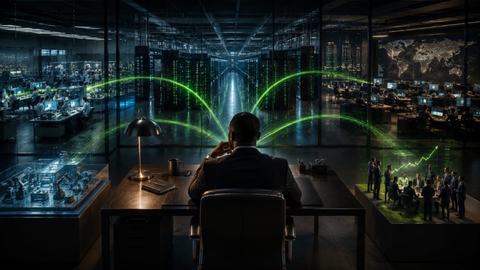 Illustrative photograph for the story: Nvidia Just Approved a $150 Billion Buyback. The Bigger Story Is How Much AI Is Changing Corporate Strategy