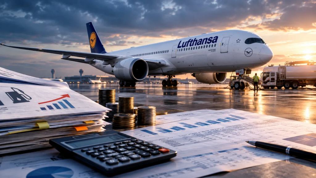 Illustrative photograph for the story: Lufthansa Is Paying Billions More for Fuel. What Happens When a Business Cannot Control Its Biggest Costs?