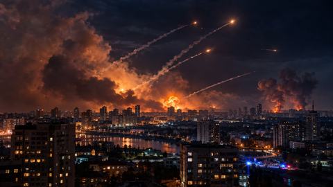 Illustrative photograph for the story: Russia Hits Ukraine With One of Its Biggest Attacks