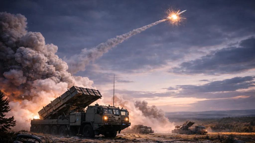 Illustrative photograph for the story: Why Even the Best Air Defences Cannot Stop Every Missile.