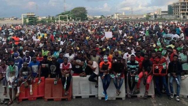 Illustrative photograph for the story: Six Years After Lekki Protest, Police Met the Memory With Tear Gas.