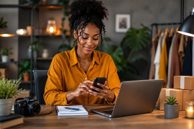 Illustrative photograph for the story: How to Turn Your Skills Into an Online Business Using AI Tools and Your Smartphone