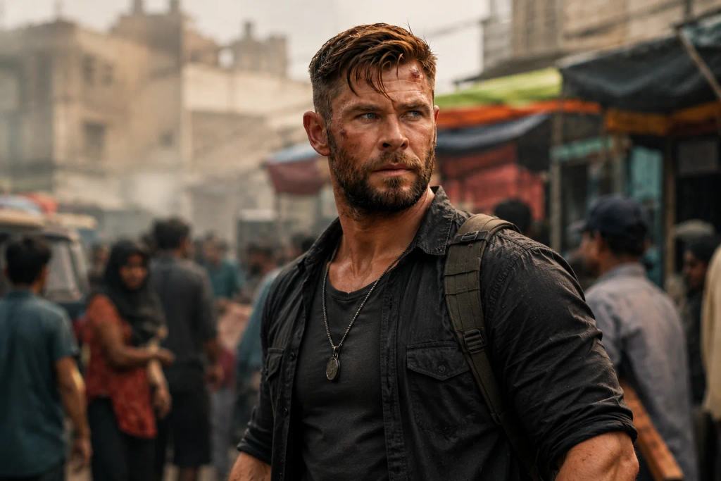 Illustrative photograph for the story: Who Is Tyler Rake? Exploring Chris Hemsworth's Most Iconic Action Role