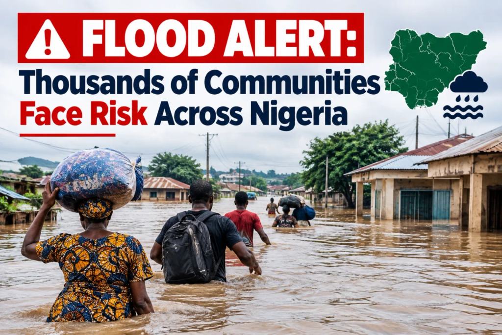 Illustrative photograph for the story: Flood Alert: Thousands of Communities and Schools Face Risk Across Nigeria