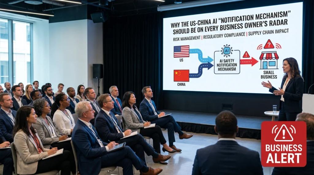 Illustrative photograph for the story: Why the US-China AI "Notification Mechanism" Should Be on Every Business Owner's Radar