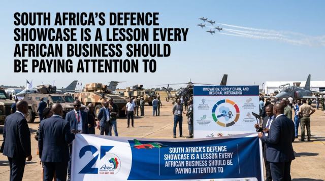 Illustrative photograph for the story: South Africa's Defence Showcase Is a Lesson Every African Business Should Be Paying Attention To